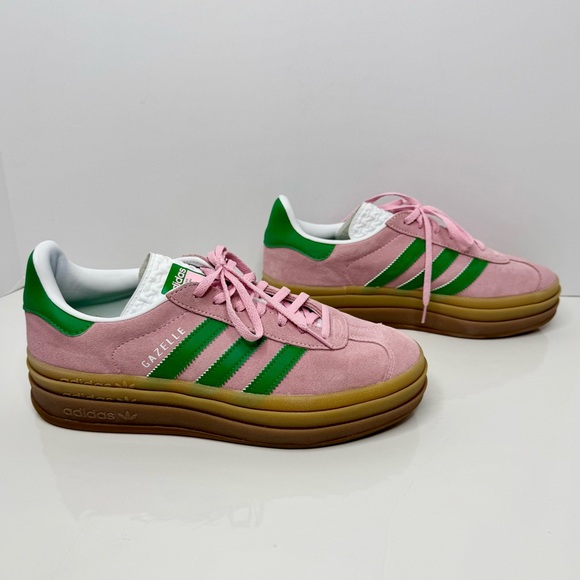 Adidas ‘Gazelle Bold’ Suede Platform Sneakers - Picture 8 of 11